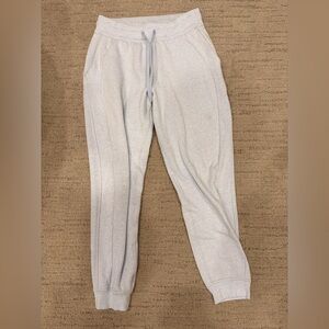lululemon athletica Light Gray Track Pants